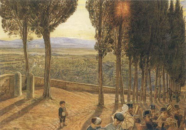 William Holman Hunt Festa at Fiesole Spain oil painting art